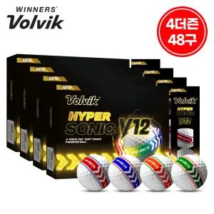 (4더즌 48구)  골프공 하이퍼 소닉 V12 소프트 트랙 360도 고반발 3피스