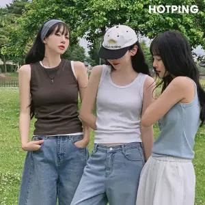[HOTPING.핫핑] 25%즉시할인! 여름 신상&베스트/빅사이즈/나시/반팔/쿨링/스판/나일론/여름니트/가디건/기본템/블라우스/스커트/원피스/투피스