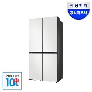 [으뜸효율] 삼성전자 비스포크 키친핏 냉장고 4도어 1등급 RM70F64R1A 올코타화이트
