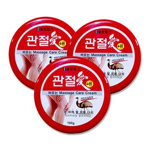 H11 웰빙헬스 관절애 마사지 크림 100gx3개 / 에뮤오일