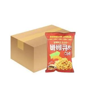 바베큐맛 스낵 100gx20개입 1박스 싱싱 과자 까까 무