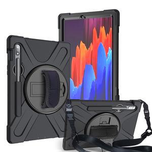 갤럭시탭 S10 S9 S9FE 플러스 12.4인치 호환 배리어스 스트랩 태블릿 케이스
