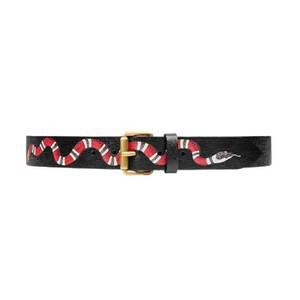 구찌 434520 DNI1T 1000 킹스네이크 가죽 벨트 GUCCI