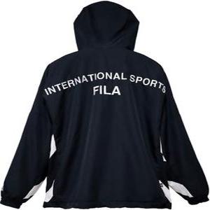 남성의류 아우터 필라 HERITAGE TRACK HOODIE JACKET  BLACK 헤리티지 트럭 재킷 나일론 푸드 풀 Zip 점퍼