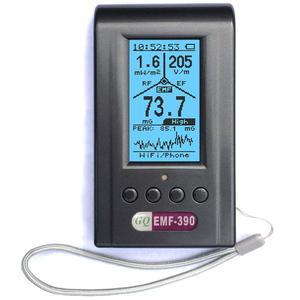 EMF 미터 어드밴스드 GQ EMF-390 3-IN-1 ELF 셀 전자기 로거 포함 타워 최대 복사 스펙트럼 신호 2.5GHZ 미터 RF 와이파이 다중 데이터 감지기 스마트 5G 및 10GHZ 필드 분석기