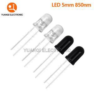 아두이노용 LED 적외선 터   IR 리시버 다이오드  10 개  3mm  5mm  850nm