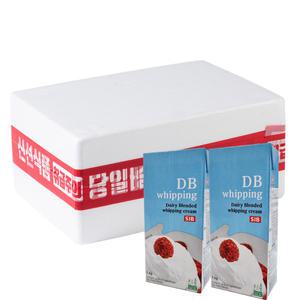 DB 무가당 생크림 1000g x12개 식물성 휘핑크림