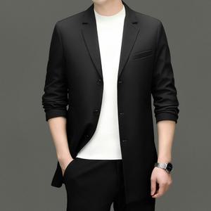 엘럽 남자 야상사파리 봄가을 트렌치코트 비즈니스 솔리드 코트 자켓 원템3