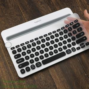 Logitech Bluetooth 멀티 장치 키보드 K480 실리콘 방진 무선 데스크탑 키보드 커버 보호기 먼지 스킨 필름