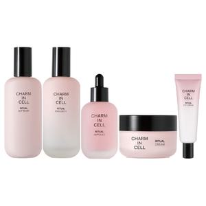 참존 참인셀 기초세트 5종 스킨+로션+아이크림+항산화세럼+크림