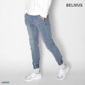 [NS홈쇼핑]빌리버스 남자 청바지 조거 데님 팬츠 BBJ044 밴딩 편한 바지[33595831]