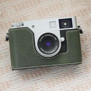 Fuji X-Half 보호 케이스 카메라 가방 기본 가죽 쉘 손목 스트랩 어깨 액세서리