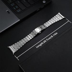 갤럭시 워치 8 클래식 46mm 40 44mm7 울트라 47mm용 고급 스테인리스 스틸 워치줄