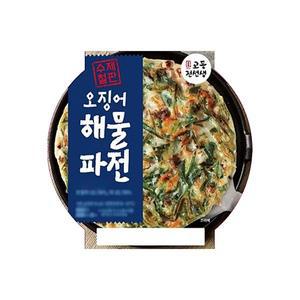 교동전선생 수제철판 오징어해물파전 160g x 12개