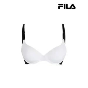 [휠라 언더웨어][휠라] 아웃핏 모노 밴드 포인트 와이어 브라 (FI4BAG3443F_WHI)