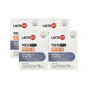 종근당건강 락토핏 솔루션 2 예민한 장 400mg x 30캡슐 x 4박스 /An