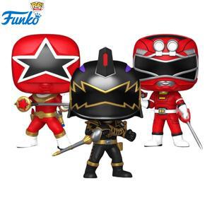 파워 레인저 Funko Pop 영화 및 TV 블랙 디노 썬더 레인저 레드 터보 레인저 레드 제오 레인저 주변 피규어
