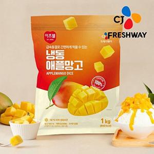 T_[CJ프레시웨이] 이츠웰 아이스 애플망고 1kg x 5개
