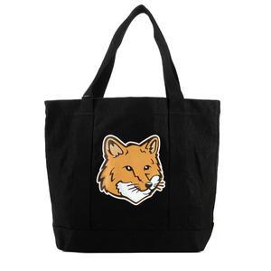 [메종키츠네]  여성 폭스헤드 토트백 (LW05101WW0050 BLACK) 24SS