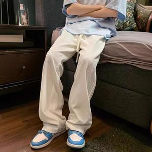 남성 여자친구가 좋아하는 면 바지 여름 팬츠 아이스 쿨링 스트레이트 패디 와이드핏 캐주얼 MODU2