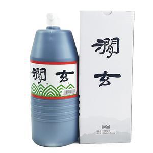 지원필방 간현 먹물 1800cc 연습 액체먹 연습용 서예