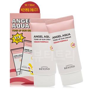 비욘드 엔젤 아쿠아 톤업 선크림 50ml + 50ml