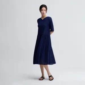 스트라이프 쉬폰 후레시 원피스_EPOPM025027