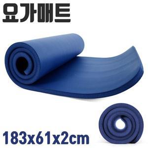 NBR 요가 매트 20mm 2cm 집에서 운동 스트레칭