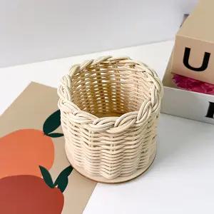 [문구티쳐] 토단 리얼 라탄 연필꽂이 만들기 1인세트 DIY 작품만들기 라탄공예 단체만들기수업 인테리어소품