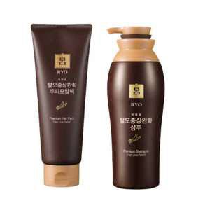 려 약령원 프리미엄 탈모 샴푸350ml /두피 모발팩230 ml/택1