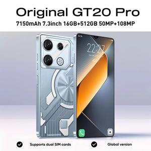 글로벌 버전 GT20 프로 5G 스마트폰  16GB + 1024GB  7.3 인치  7150mAh  스냅드래곤 8 Gen 3  안드로이드