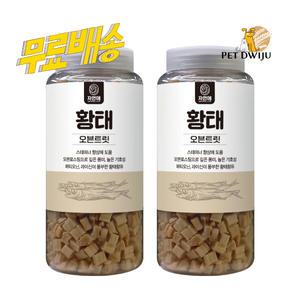 자연애보틀 국내산간식 오븐구이 황태 380g x2개