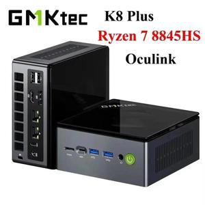GMKtec K8 Plus Oculink 미니 PC AMD Ryzen 7 8845HS WIFI6 BT5.2 Windows 11 Pro DDR5 5600Mhz PCIe4.0 Nv