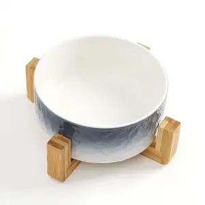 반려동물 도자기식기 16cm 블루그라데이션 위생 (WFHRWQ0)