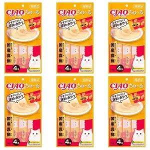 고양이 츄르 스틱 참치 도미 4개입 6P 반려묘 간식 (WFHRWZZ)