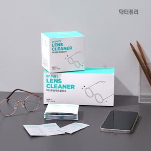 닥터퓨리 프리미엄 펄프 렌즈클리너 일회용 티슈 개별포장 100매 / 스마트폰 렌즈 액정 클리너