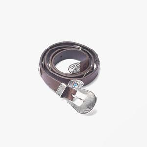 [샌프란시스코마켓](센텀시티점)[RUST MOOD]러스트 무드벨트/STUDDED CALF LEATHER BELT SILVER TURQUOI...