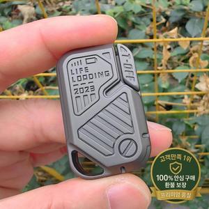 EDC Fidget 장난감 손가락 끝 슬라이더 성인 책상 스트레스 릴리프 자기 금속 회전 푸시 카드 선물 Spinner