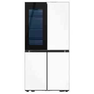 삼성 냉장고 RM80F91H1X 4도어 874L 투명 푸드 쇼케이스 새틴화이트 N