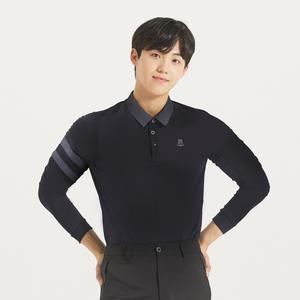 PGR골프 파크골프웨어 남성 더블라인 기모티셔츠 GT-3323 남자 골프복