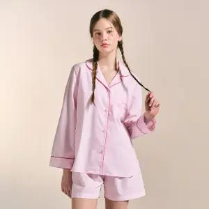 [여성] 6020 핑크레이디 긴소매+반바지 상하