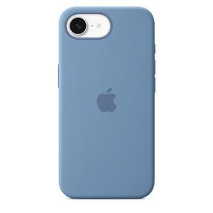 Apple 정품 아이폰 16e 실리콘 케이스 윈터 블루 MD3Q4FE/A
