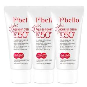 아쿠아 워터프루프 썬크림 50ml 3개 SPF50+ PA+++