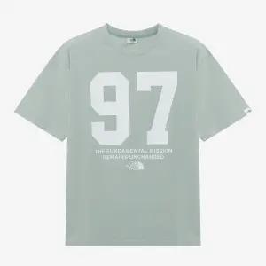 [매장판] 노스페이스 화이트라벨 델피 반팔 라운드 티셔츠 쿨 그레이 NT7UR02L