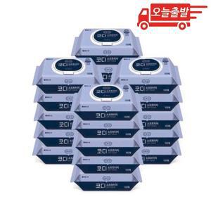 오늘출발 코디 소프트터치 캡형 물티슈 100매 20개