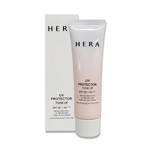 헤라 UV 프로텍터 톤업 50ml 1개 선크림 브라이트닝 5중 차단