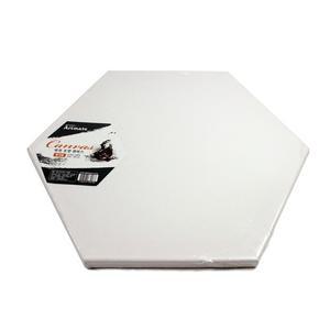면천 모양 캔버스 육각형 한변=25cm 1박스 20개 유화 아크릴 미술용 DIY