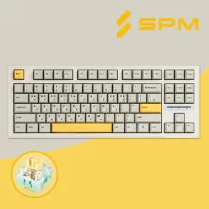 SPM PL87A 아이보리 바다소금축 47G 기계식 키보드