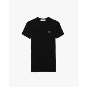 라코스테 여성 25SS 립조직 슬림핏 반팔 티셔츠 TF5538-55G 031블랙 711964