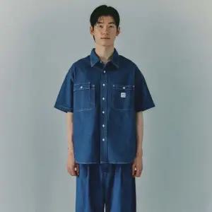 [롯데백화점]플랙 콘 데님 썸머 쇼츠 슬리브 셔츠(PWTF2SS051S)